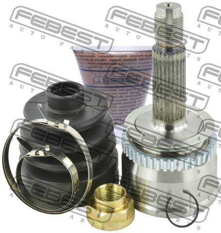 ШРУС Hyundai Accent (ТагАЗ); Kia Rio II (JB) 05- наружный (+ABS) \ FEBEST 1210-012A44