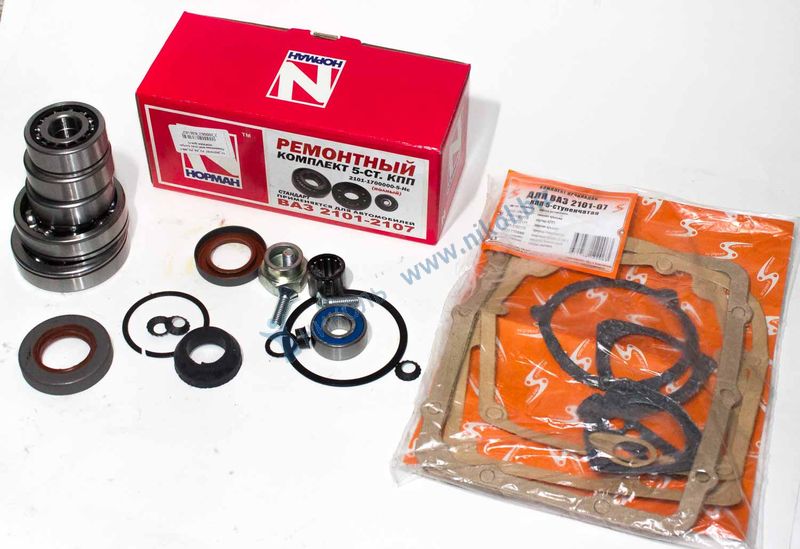 Подшипник КПП 2101 5-ступ. НОРМАН (р/к-т)
