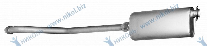 Глушитель основной ГАЗ 3302 двс УМЗ, Крайслер евро 3 удлиненный Автоглушитель*