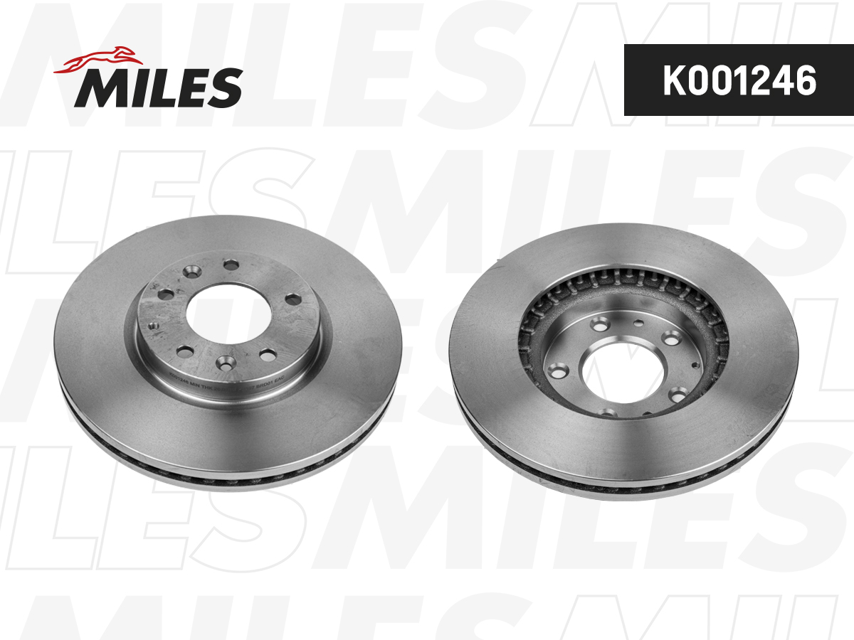 Диск тормозной Mazda CX-7 06-, CX-9 07- передний Miles