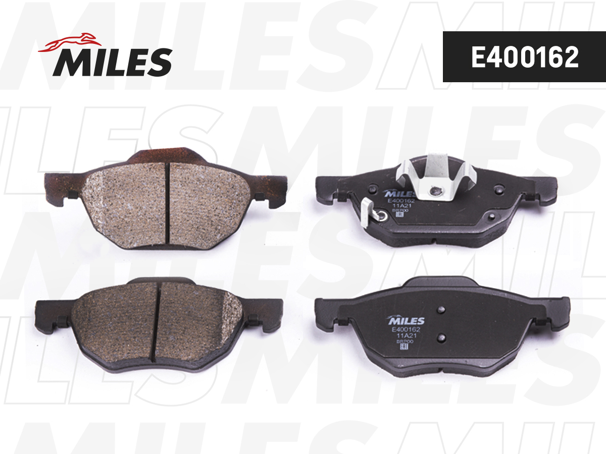 Колодки тормозные Honda Accord (CL) 03-08 передние Miles Low-metallic