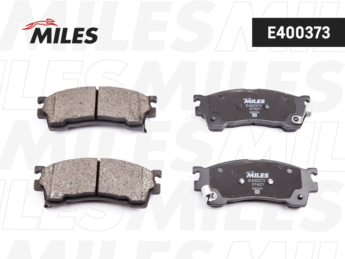 Колодки тормозные Mazda 323/626, Premacy 92- передние Low-metallic Miles