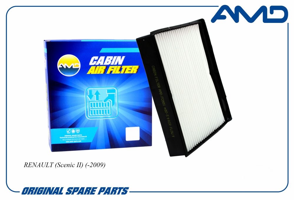 Фильтр салона Renault Scenic II 03-, Grand Scenic II 04- \ AMD AMDFC881