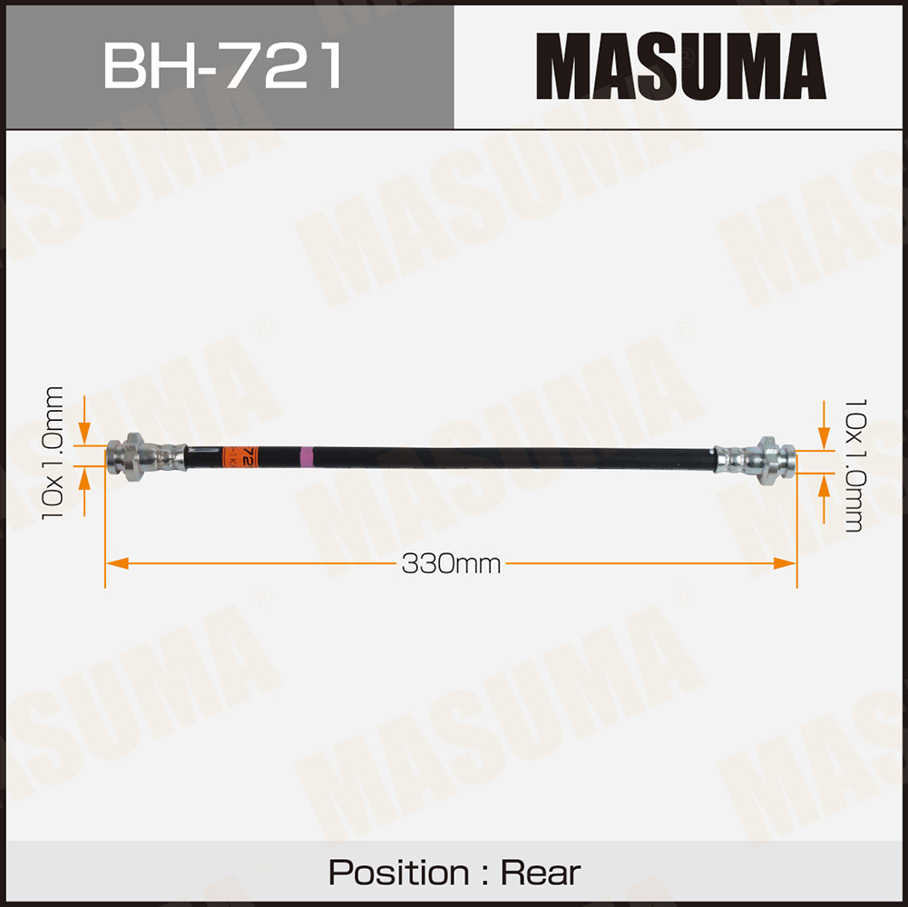 Шланг тормозной Nissan JUKE / #F15 front Masuma