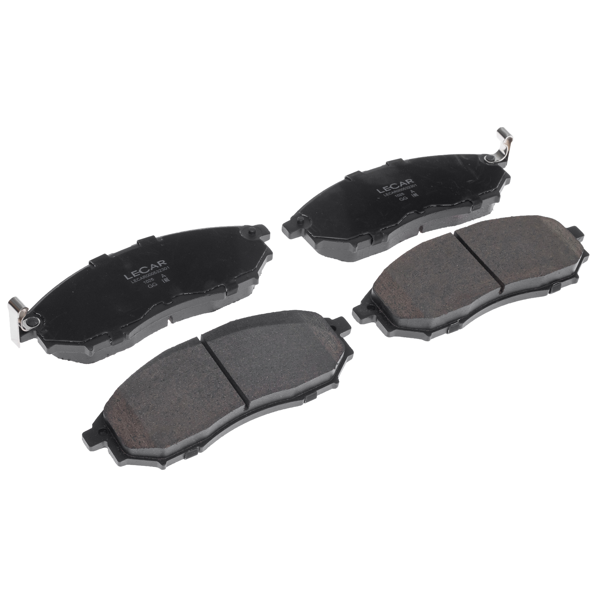 Колодки тормозные дисковые передние Nissan Qashqai+2 J10, Murano, Pathfinder, Renault koleos Lecar