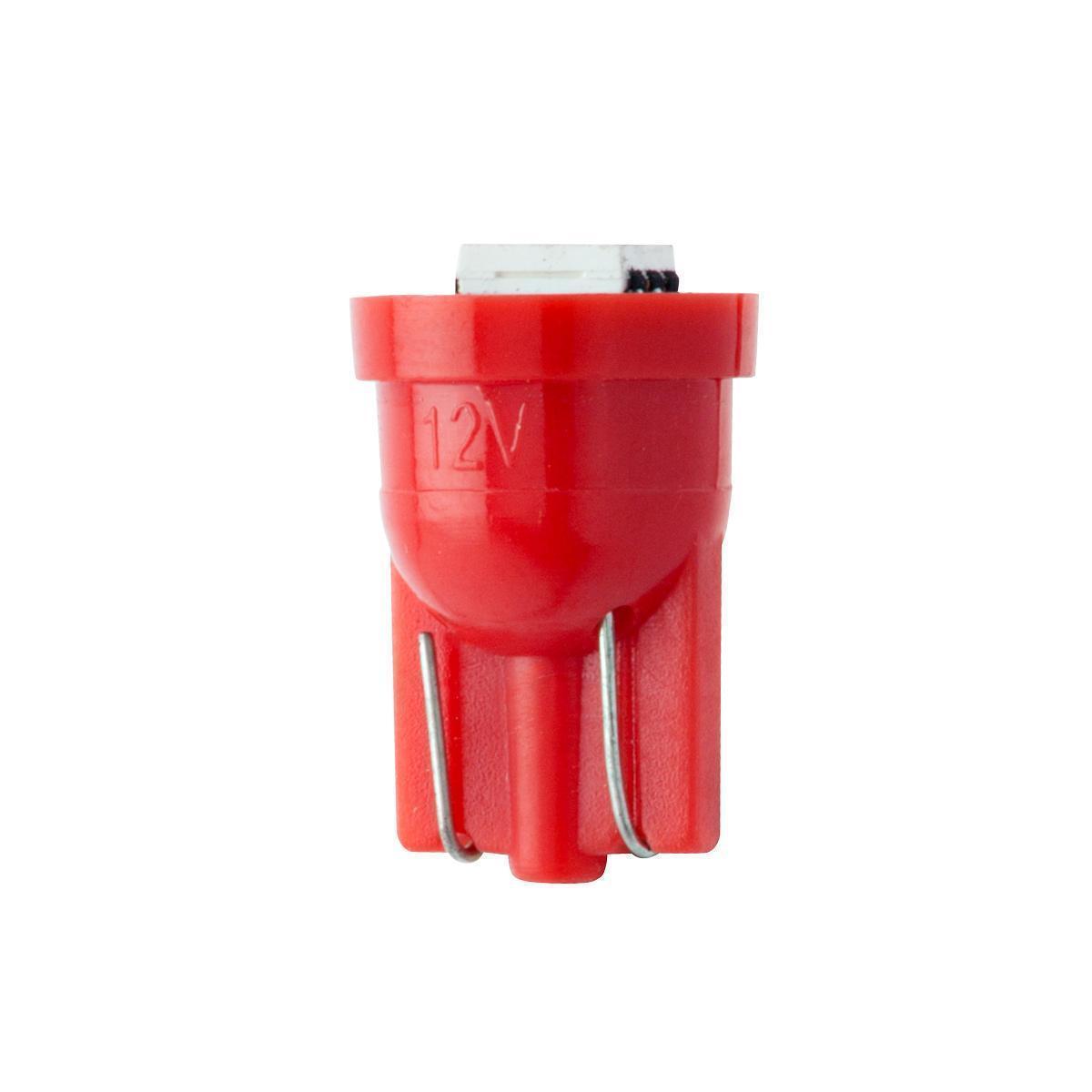 Лампа светодиодная 12V 5W без цоколя красный 1 SMD (габариты, повт.поворотника) 10 шт. Маяк