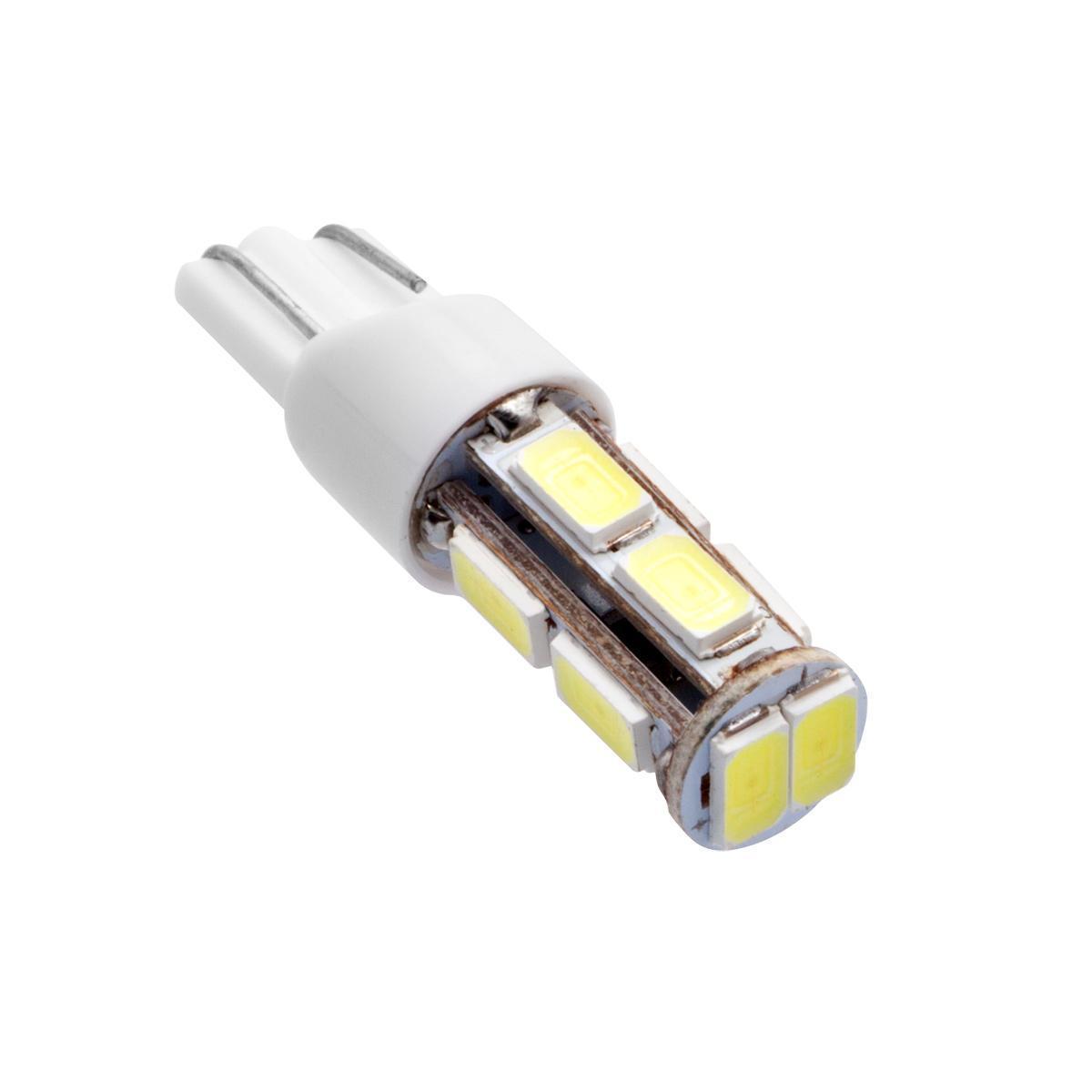 Лампа светодиодная 12V 5W без цоколя белый 10 SMD (габариты, повт.поворотника) 10 шт. Маяк