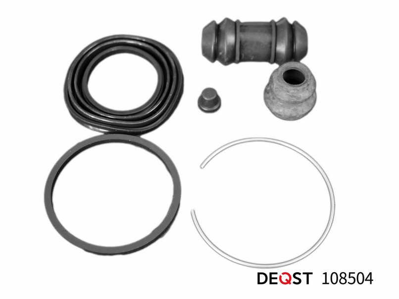 Ремкомплект суппорта MITSUBISHI L200(K1/K3) 86-96 / L300 III 96-04 / PAJERO I 86-90 переднего (для поршня o 57 mm, суппорт akebono). \ 108504 DEQST