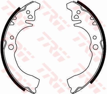 Колодки тормозные Daihatsu Charade II 83-87, Charade III 87-92 задние барабанные TRW