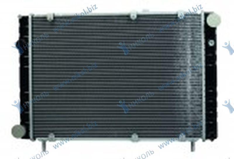 Радиатор охлаждения Газ-3110 алюм. 1-ряд. NOCOLOK ШААЗ