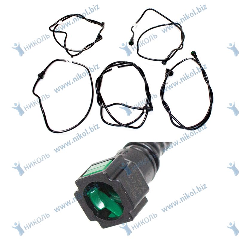 Трубка топливная Газ-3302 ЗМЗ-405 Е-2 (к-т 5 шт)