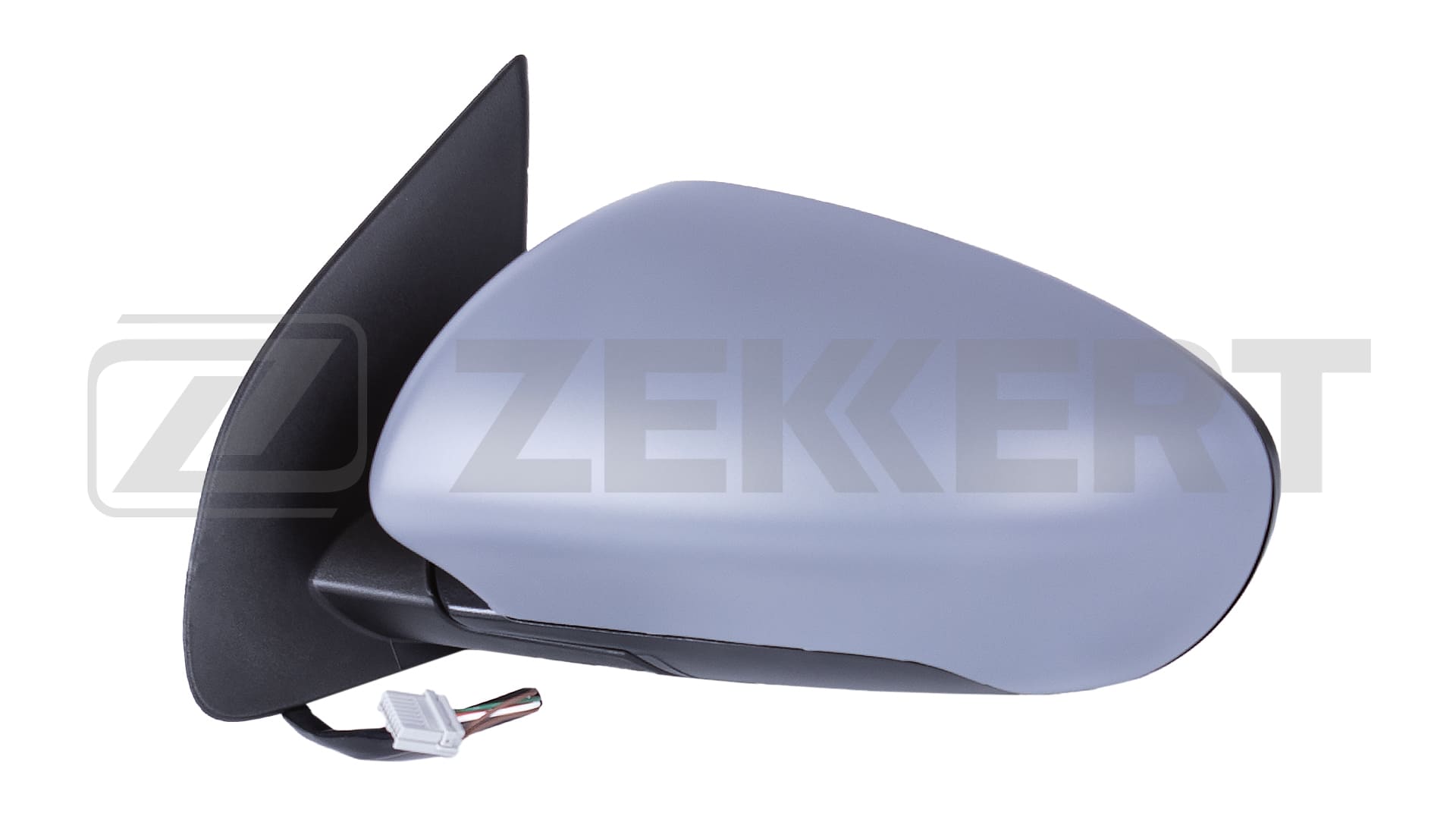 Зеркало в сборе левое / грунтованное / выпуклое / эл регул / с подогр Nissan Qashqai (J10 NJ10 JJ1