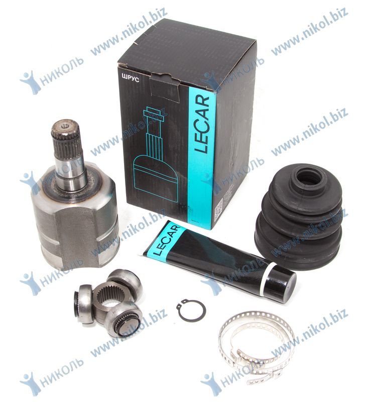 ШРУС внутр Skoda Octavia II (1Z) 2.0 04-13, VW Golf V 04-09, Jetta 04-10, Passat 2.0 05-10 LECAR