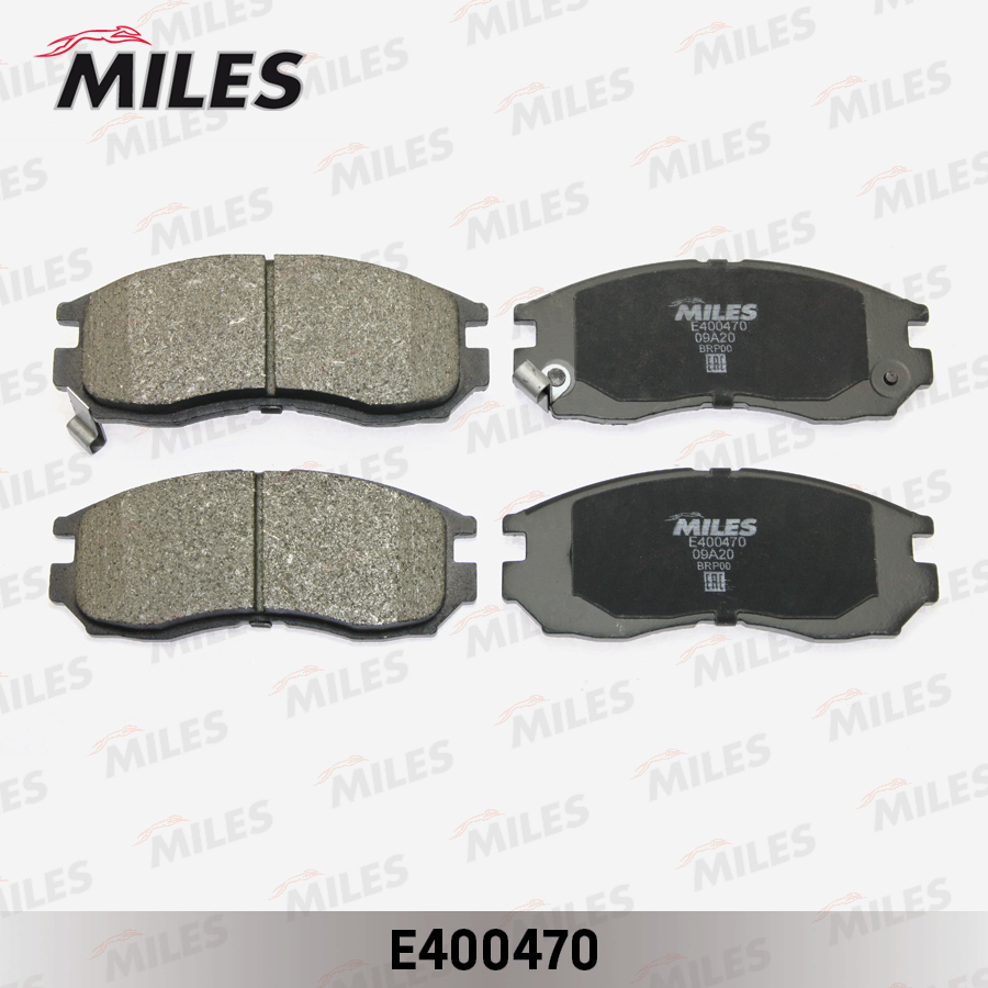 Колодки тормозные Mitsubishi Galant, Lancer 1.8-2.0 88-00 передние Low-metallic Miles