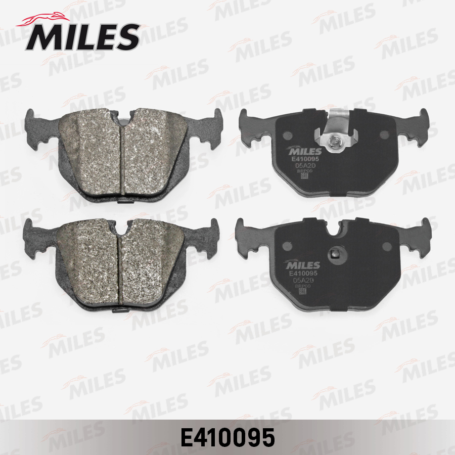 Колодки тормозные BMW X3 E83/X5 E53/3 E46 2.5/3.0; Range Rover III 02- задние Low-metallic Miles