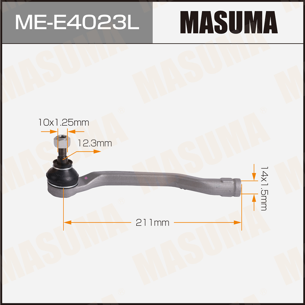 Наконечник рулевой Renault MEGANE III 09-16 LH Masuma