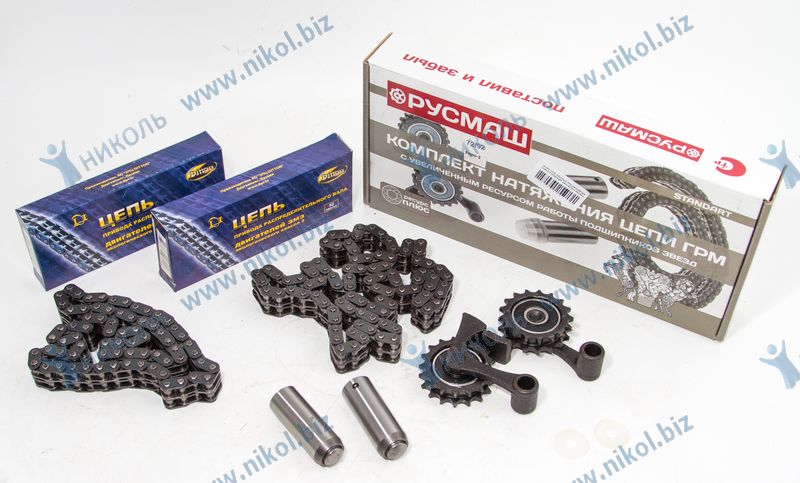 Комплект ГРМ ЗМЗ-405-409 72/92 Е-3 STANDART цепи Диттон РусМаш