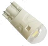 Лампа светодиодная 12V 5W без цоколя синий 1 SMD (габариты, повт.поворотника) Silver 2 шт. блистер Маяк