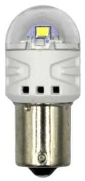 Лампа светодиодная 12V 21W металлический цоколь 2-конт. белый 6 SMD BAY15d Silver 2 шт. блистер Маяк