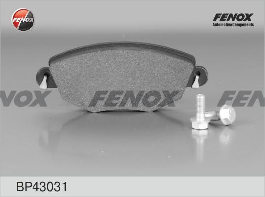 Колодки тормозные Ford Mondeo III 00-07; Jaguar X-Type 01-09 передние (GDB1434) \ FENOX BP43031