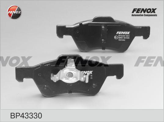 Колодки тормозные Ford Maverick 04-, Escape 04-; Mazda Tribute 03- передние \ FENOX BP43330