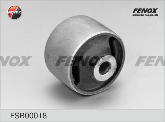 Сайлентблок задней балки Nissan Almera (N16) 00-, (Classic) 06-, Bluebird 00-, Sunny 98-04 (55501BU030 ; 55501BU000 ; TEF1388 ; GM5741 ; AMDSB2458 ; NAB059) \ FENOX FSB00018