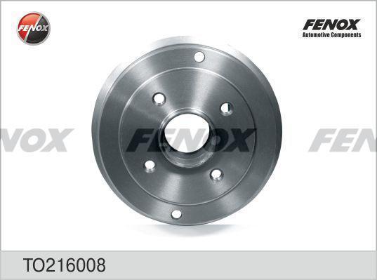 Барабан тормозной для а/м Lada Largus; Renault Logan 04-, Clio 98-, Symbol 08- D=180 мм (-ABS) \ FENOX TO216008