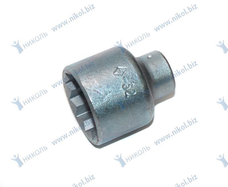 Головка сменная (1/2") 12-гр 32мм CrV НИЗ