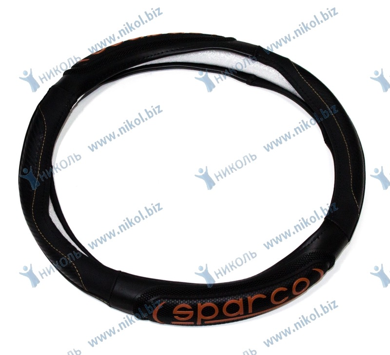Оплетка SPARCO (коричневая надпись) М