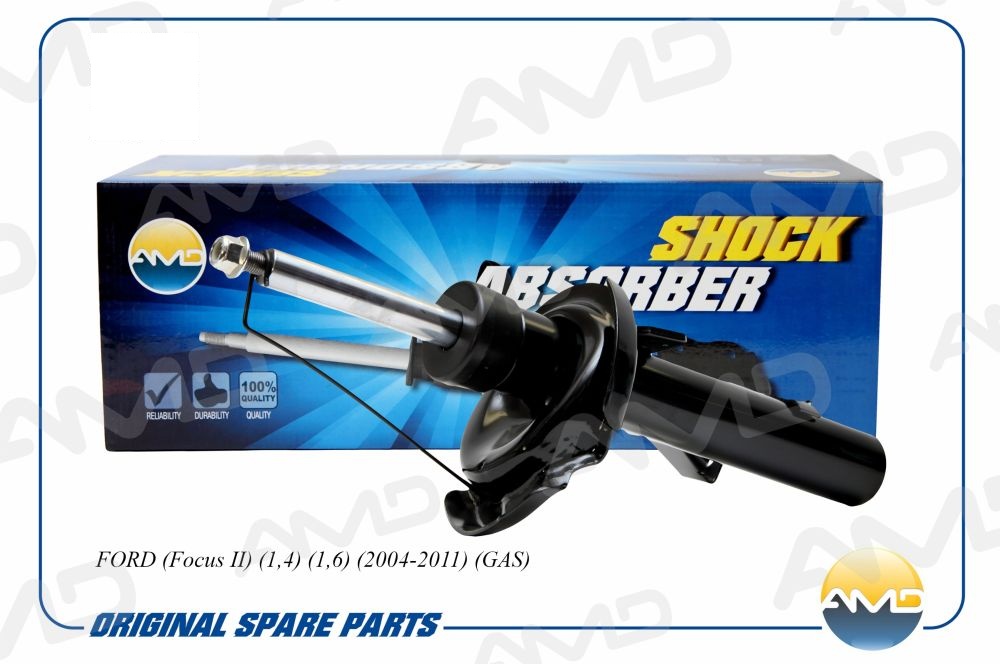 Амортизатор передний левый газовый 1619274 / AMD.SA929L / FORD (Focus II) (1,4) (1,6) (2004-2011) (GAS)