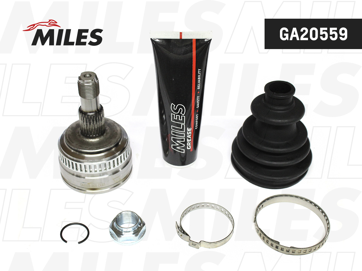 ШРУС MILES Шрус наружний ком/кт MB A-CLASS (W168) 97-04 (ABS+) 835022