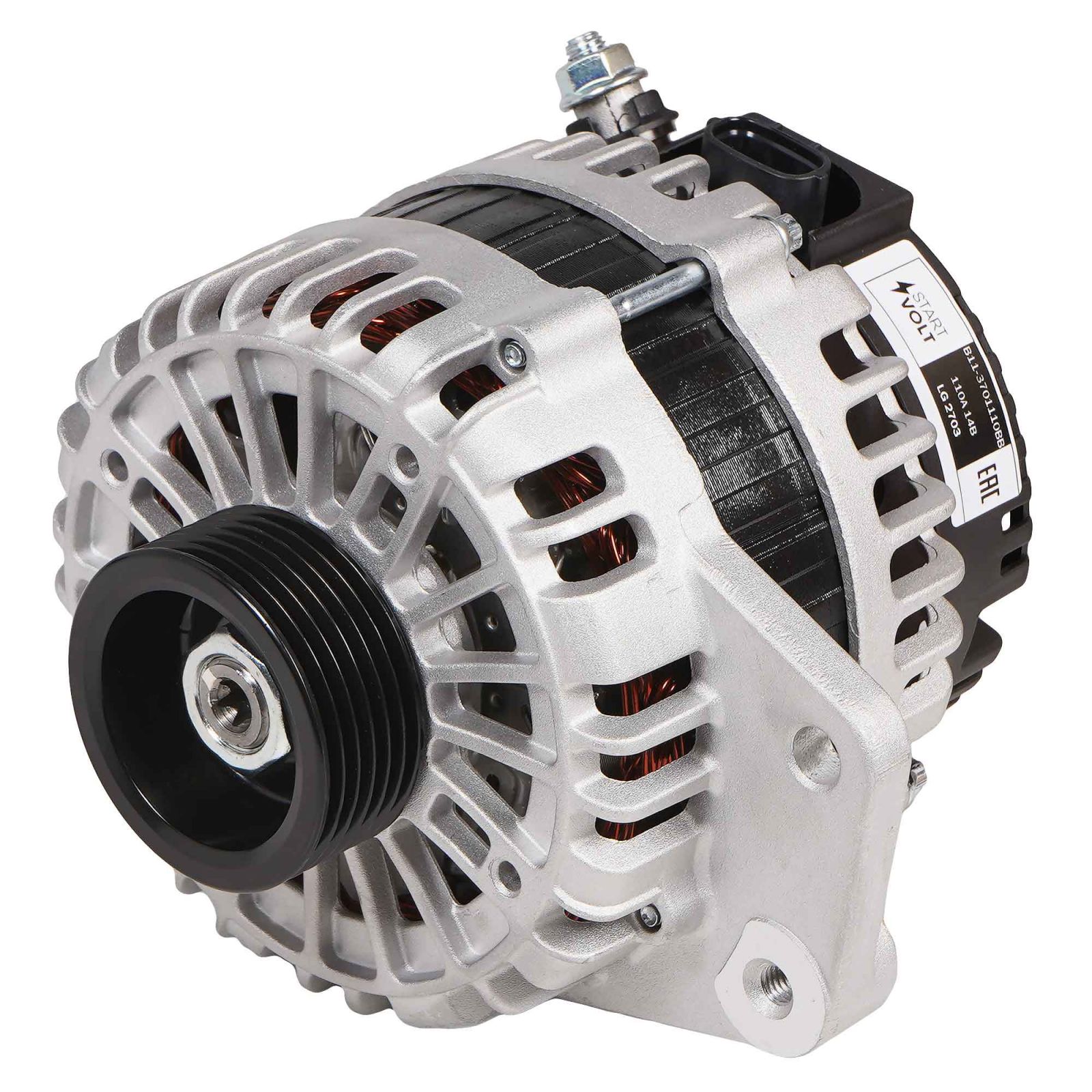 Генератор Chery Tiggo (T11) 05-, Tiggo 5 15- 1.6i/1.8i/2.0i 110A StartVolt