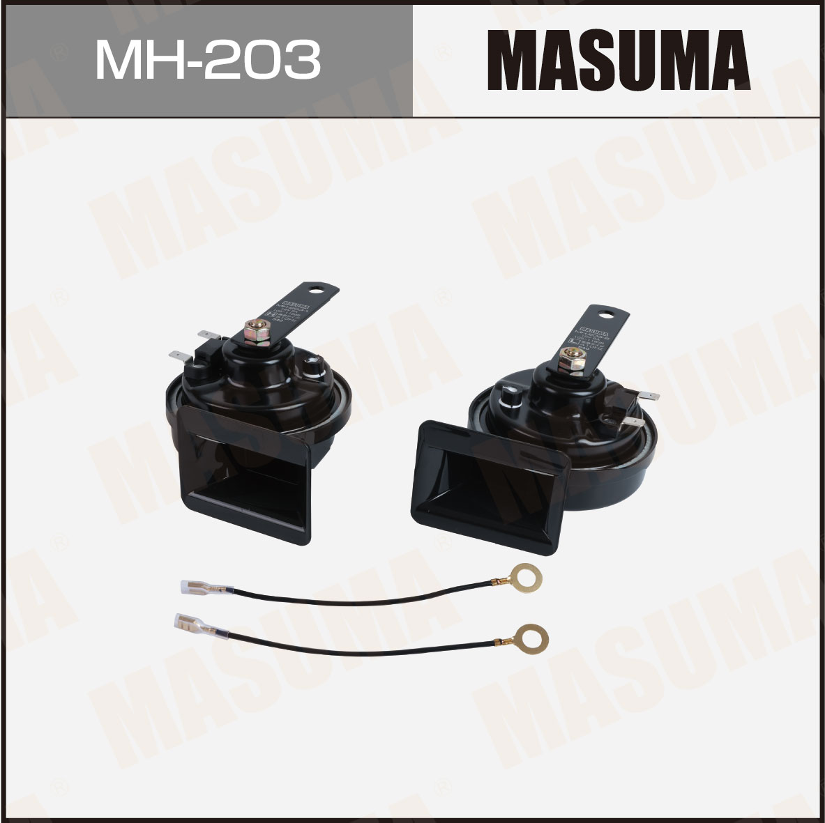 Сигналы звуковые , 12V 105-118dB 95мм Masuma