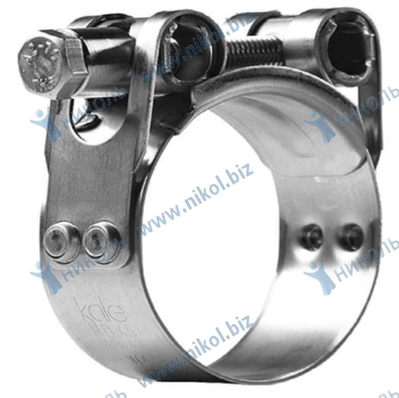 Хомут 34-37 мм силовой шарнирный KALE CLAMP