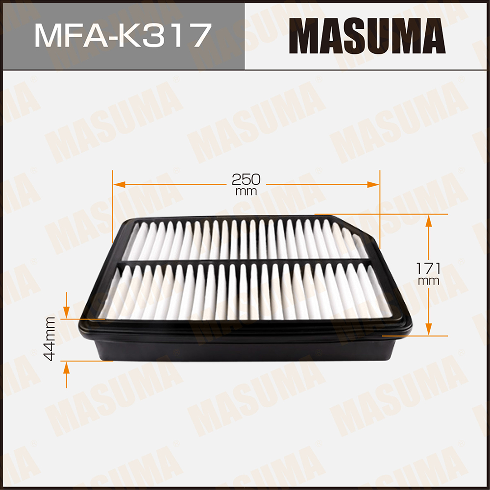 Фильтр воздушный Kia Cerato (LD) 06-08 Masuma