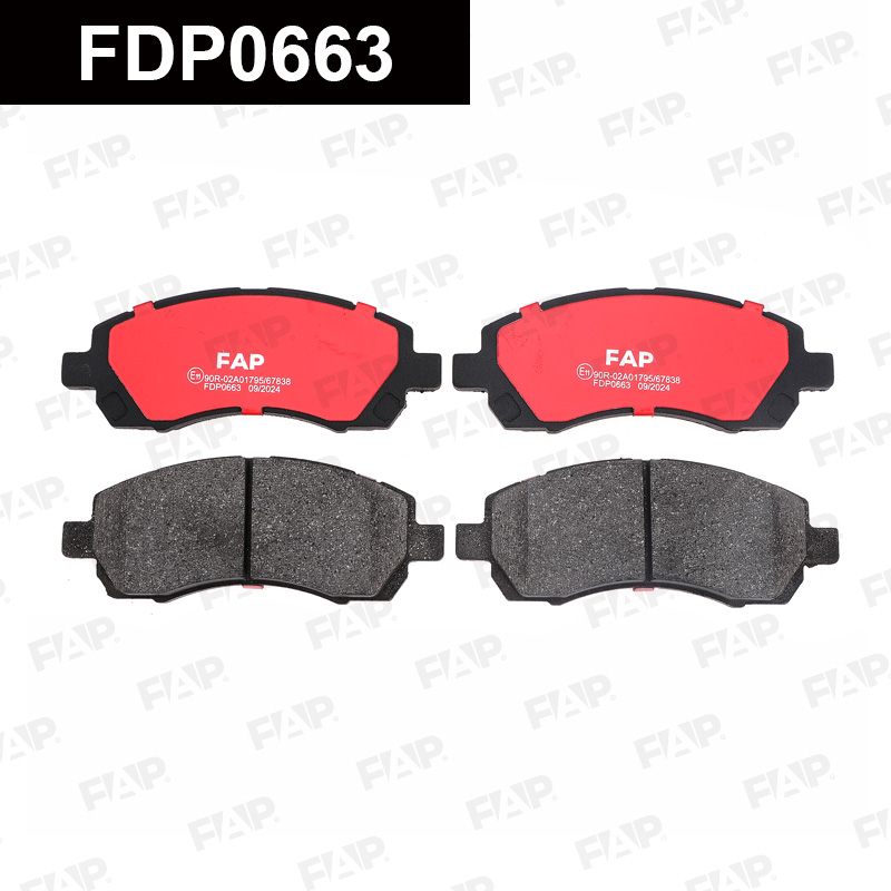 Колодки тормозные SUBARU Impreza 1.6L 1993.01-1998.08 перед. смесь CERAMIC FAP