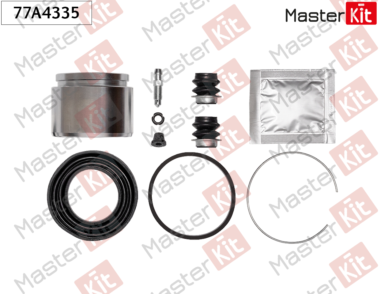 Ремкомплект тормозного суппорта+поршень Toyota PREVIA (_R3_) 2000 - 2006