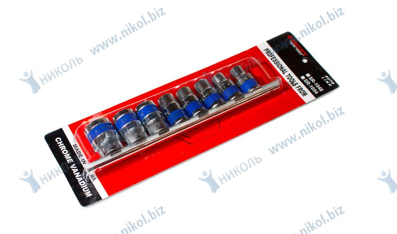 Набор головок 8 пр (8-22мм) 1/2" 6гр.