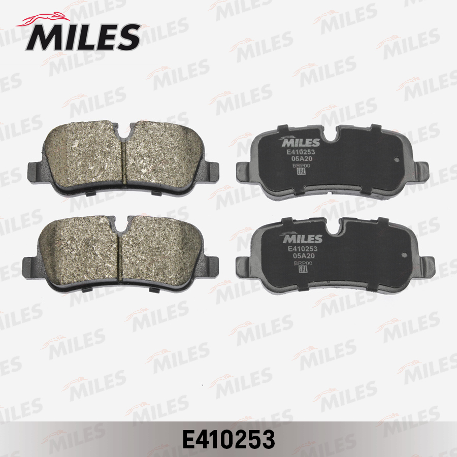 Колодки тормозные Land Rover Discovery 2.7TD/4.4 04-; Range Rover 05- задние Low-metallic Miles