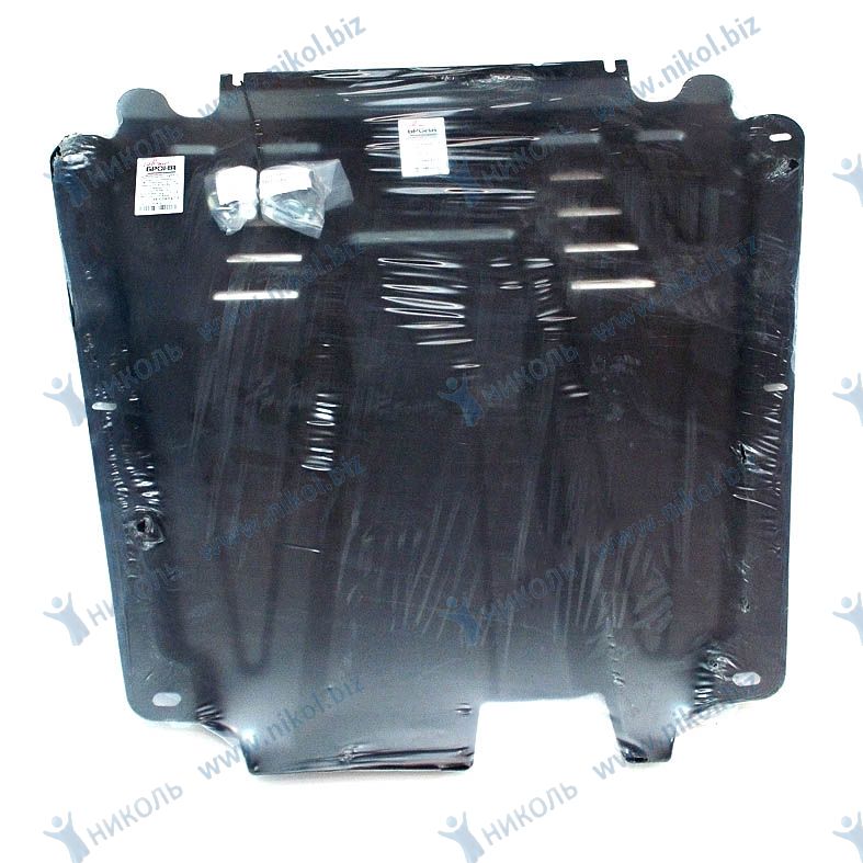 Защита картера Renault Logan, Largus, Sandero, X-ray, V - 1.6 (110л.с.) АвтоБРОНЯ с креплением