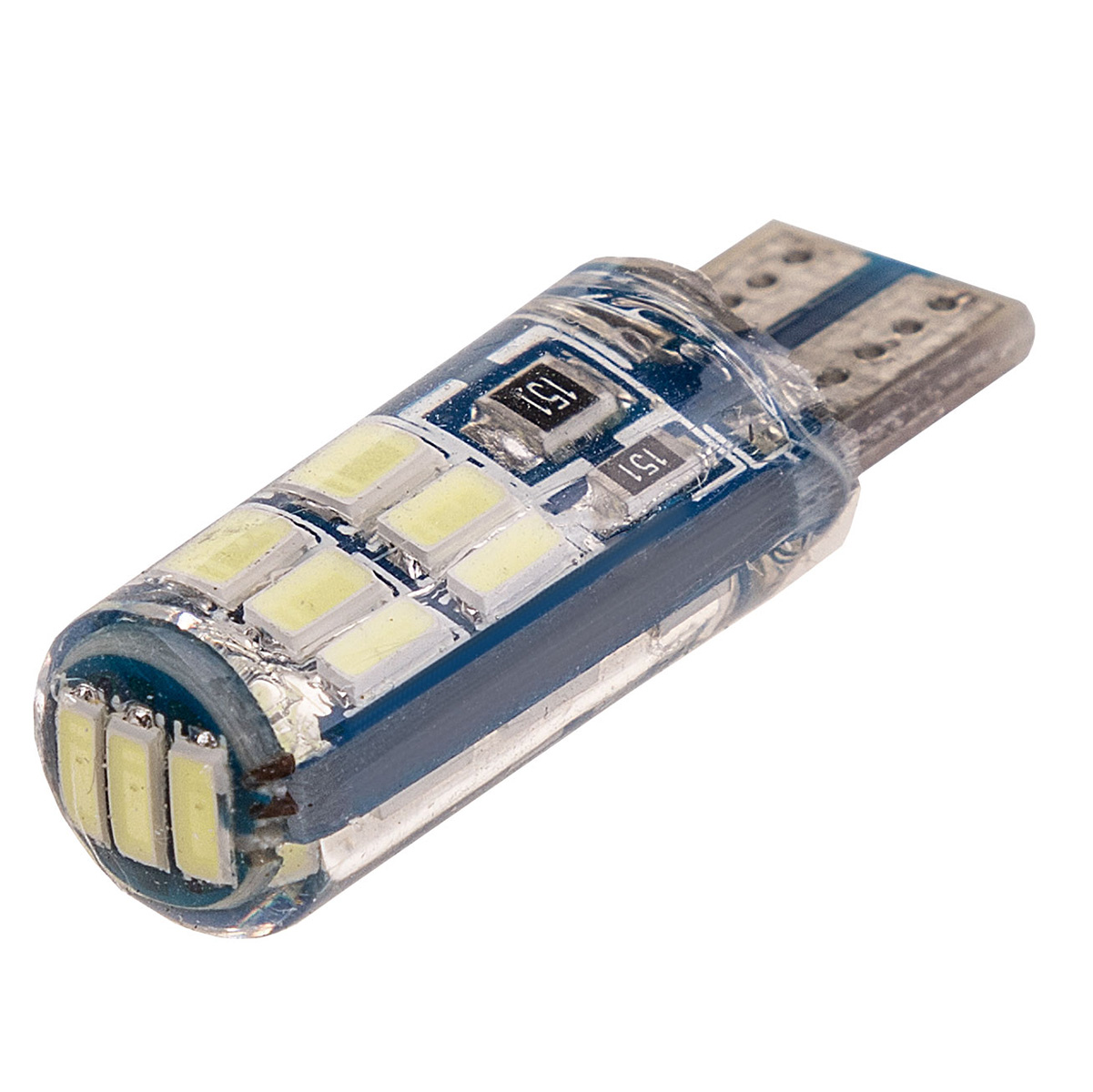 Лампа светодиодная T10B 15 SMD диодов без цоколя 1-конт Белая 2 шт. SKYWAY