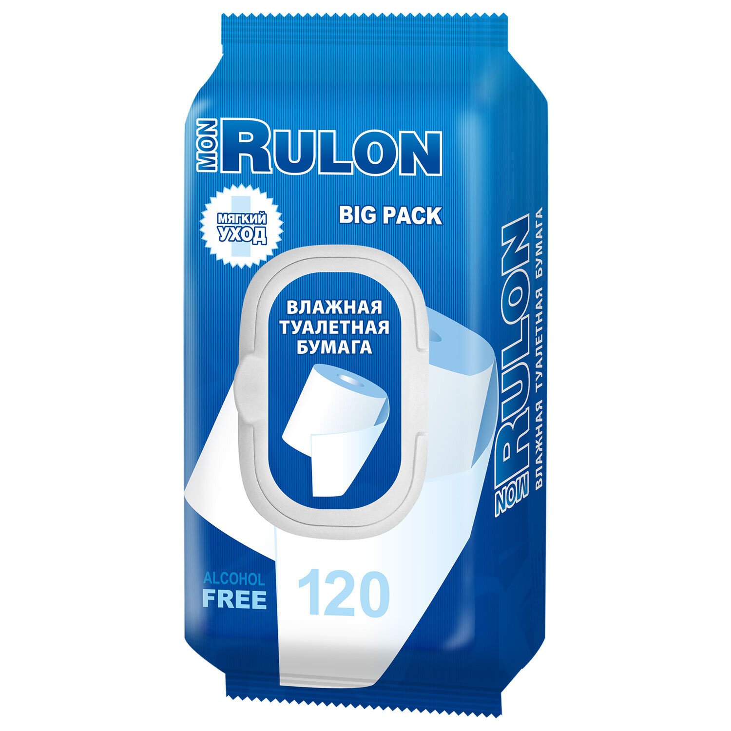 Бумага туалетная влажная Mon Rulon 120 шт.