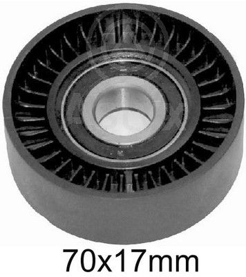 Ролик ГЕН. PSA, AUDI A3/MERCEDES D17X70X25MM (ТОЛЬКО РОЛИК)_ASLYX