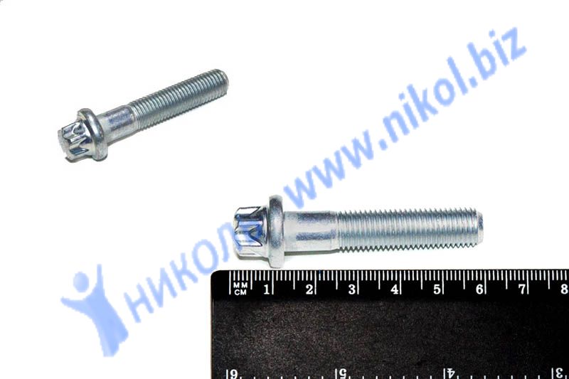 Болт М10*50*1,25 правой опоры двигателя 1118 (крат_уп_10шт) БелЗАН ОАО