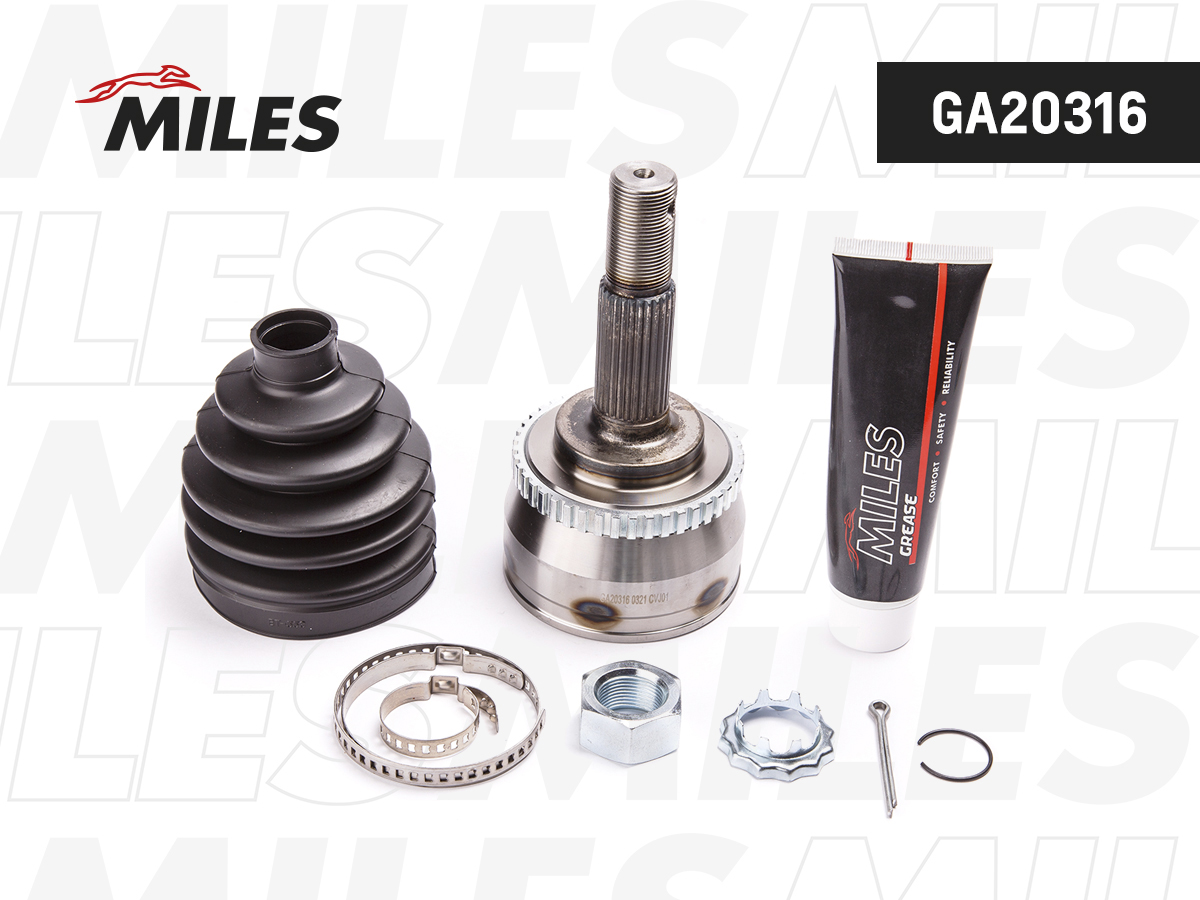 ШРУС наружный для а/м Nissan Primera 1.6-2.0 96-02 с ABS MILES