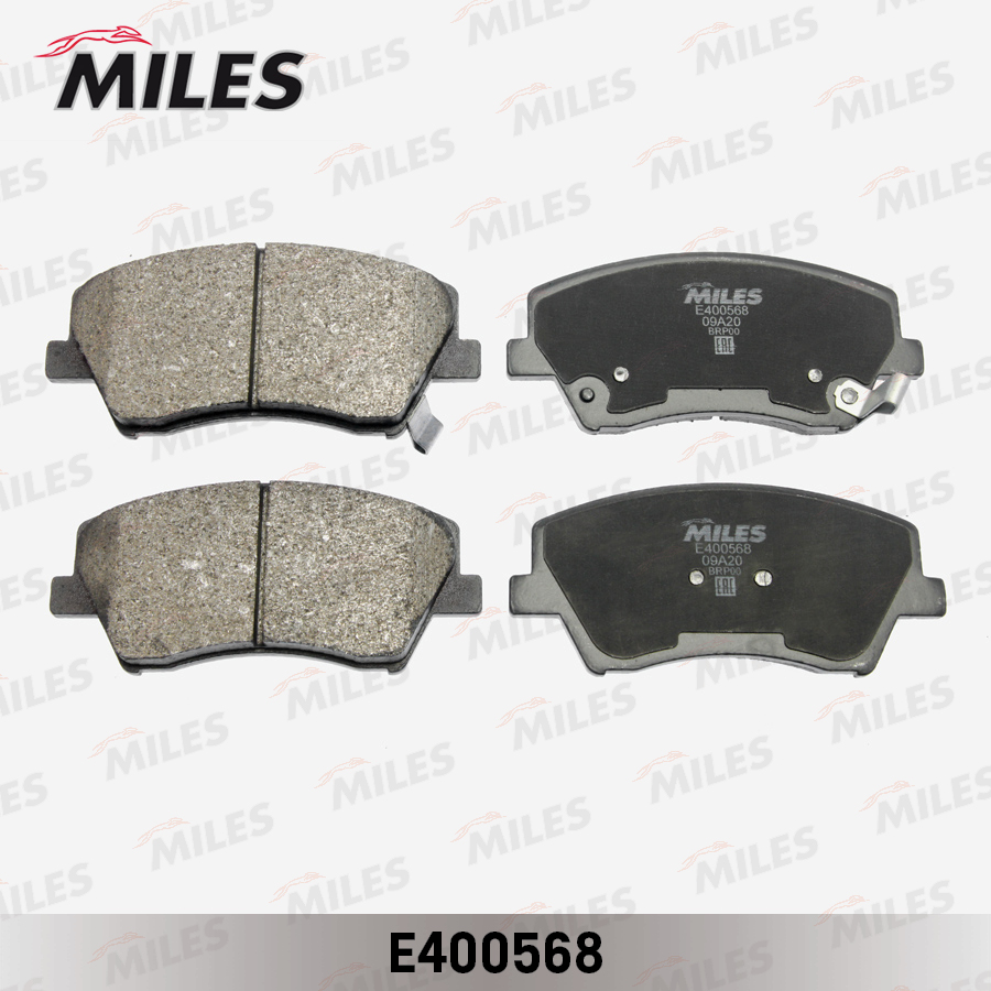 Колодки тормозные Hyundai Elantra V (MD, UD) 15-, Elantra VI (AD, ADA) 15- передние Miles