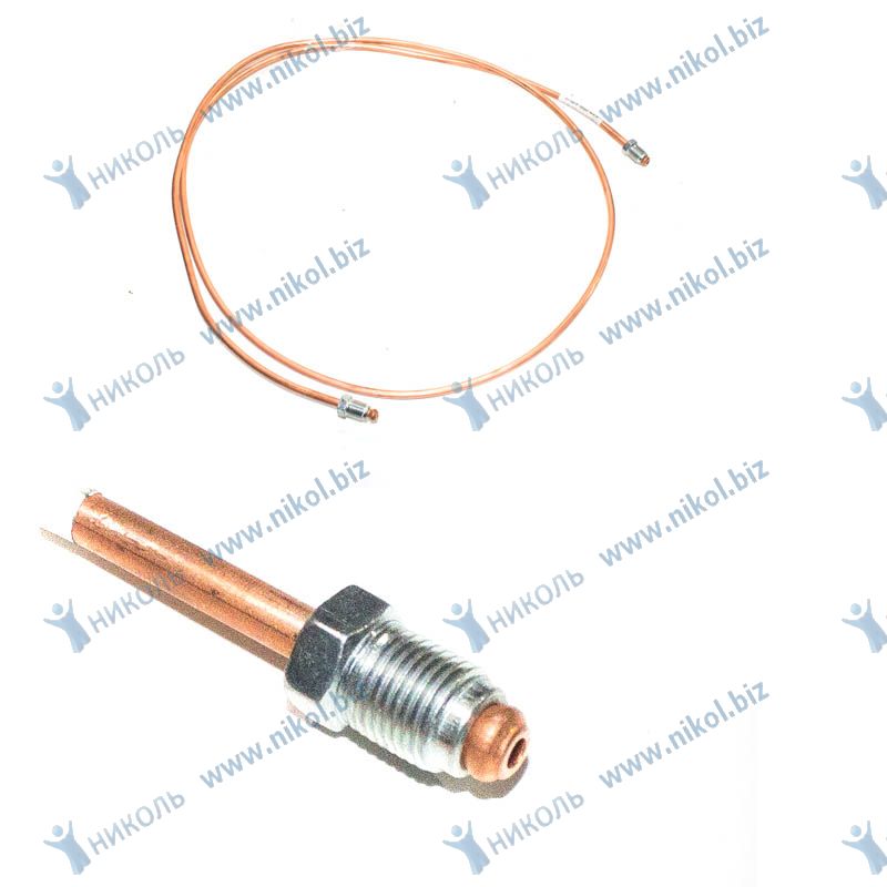 Трубка тормозная d=5мм медн штуцер М10*1 60 см OTIDO 