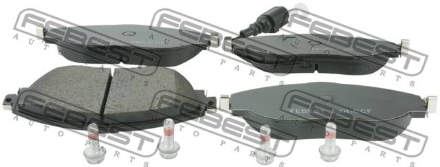 Колодки тормозные VAG A3 12-; Q3 18-, Kodiaq 16-, Octavia III 12- передние (с датчиком) \ FEBEST 2301-CCF