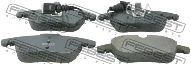 Колодки тормозные VAG Q3 11-18, Tiguan 07-17 передние \ FEBEST 2301-TIGF