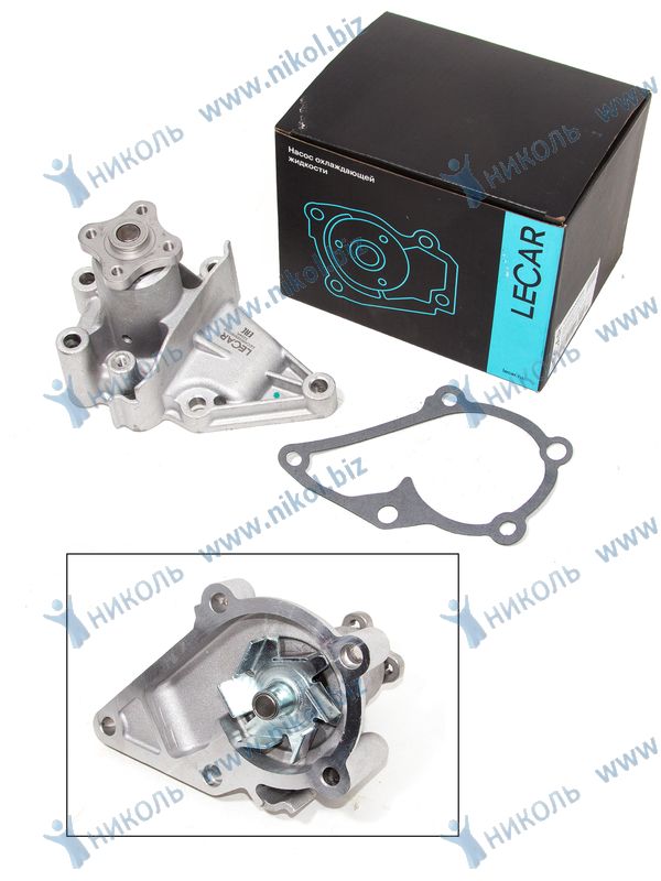 Помпа Hyundai Accent (95-12), Getz (02-10), Kia Rio II (05-11), Cerato (04-13) LECAR 2510026900